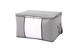 Non Woven Fabric Storage Bag Under Bed Blanket Clothes Organization Quilt Storage Bag