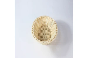Wholesale Large Plastic Woven Baskets for Food Storage Catering Manufacturers Supply Snack Fruit Display Kitchen Use Discounted