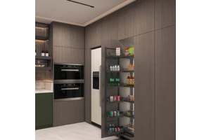 Galaxy Glass High Pull Kitchen Organizer 6/5/4/2 Layer Pantry Storage Modern Design Tall Unit Kitchen Hardware