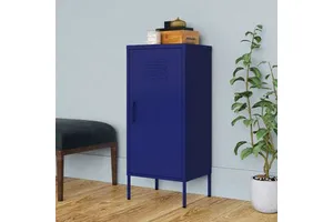 Navy Blue 16.7"x13.8"x40" Steel Storage Cabinet Organizer