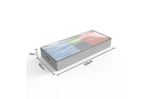 Under Bed Storage Bag Organizer with Reinforced Handle Thick Fabric Clear Window Large Capacity Foldable Underbed Organizer