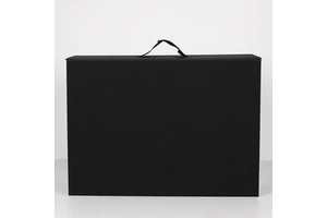 Foldable Magnetic Gift Box Custom Logo Flat Pack Cardboard Packaging For Clothes Dress Garment Shoes Luxury Retail Present Box