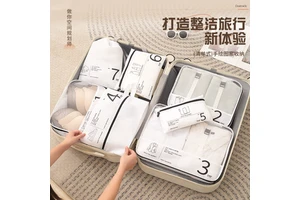 Modern New Machine Washable Travel Storage Bag Fabric Luggage Clothes Undershirt Finisher for Travel Clothing Packaging Suit