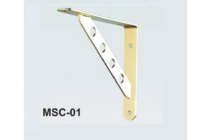 Sturdy & Durable Steel Metal Brackets for Wardrobe Hardware Organization & Storage Solutions