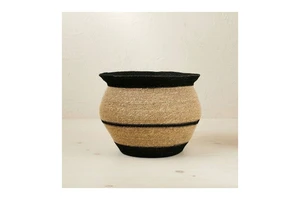 Custom Logo Handmade Brown Rattan Jute Yarn Circle Modern Flexible Design Storage Basket Set Eco-Friendly Decorative Organizer