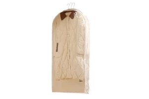 Hanging Compression PEVA Garment Bag Dust-Proof Waterproof Zipper Closure Fashionable Customizable Travel Seasonal Clothing