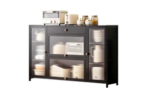 Kitchen Storage Rack Organizing Seasoning Rack Storage Rack Kitchen Supplies Household Dining Side Cabinet