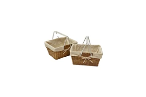 Top Best Selling Vintage Suitcase Woven Seagrass Storage Basket for Wicker Craft Storage Container Basket Home Hotel