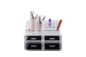 Custom Clear Cosmetic Storage Organizer Transparent Cosmetic Organizer Makeup Case