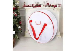 Carry Handles Tear-Resistant Storage Container Storage Bag for Christmas Garlands and Wreaths