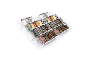 Clear Acrylic Spice Drawer Organizer