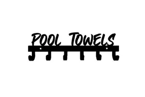 Bathroom Pool Towel Rack Flexible Wall Mount Towel Hanger Organizer Key Holder for Kitchen Wardrobe Tools Garage Jewelry Storage