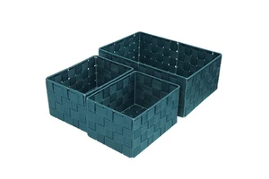 Hand Woven Nylon Eco-Friendly Storage Basket for Home Use on Shelves