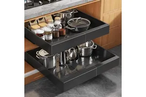 Kitchen Cabinet Organization Expandable Slide Out Drawers Organizer Under Sink Organizer Pull Out Cabinet Organizer