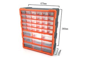 High Quality 39-Drawer Waterproof Plastic Hardware Organizer Cabinet 3-Year Warranty OEM/ODM Supported Factory Wholesale Bulk