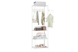 Floor Corner Coat Rack Wholesale Creative Storage Home Folding Hanger Room Coat Rack Storage Shelf