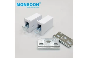 MONSOON Kitchen Cabinet Wall Hangers Plastic + Steel White/Grey Easy Lift Support CH-1 for Kitchen Storage