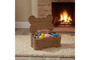 Handcrafted Eco-Friendly Modern Multiple-Styles Stackable Panier De Rangement Woven Storage Baskets for a Lid