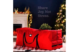 RTS 600D Christmas Tree Storage Box with Wheels Oxford Cloth Daily Necessities Organizer Popular Christmas Storage