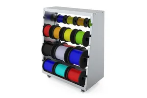 JH-Mech Electrical Industrial 6 Rods Cable Caddy With Wheels Multiple Heavy Duty Automotive Cable Wire Spool Rack