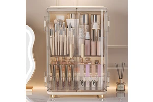2025 Cosmetics Makeup Storage Box Skincare Organizers with Lid and Drawers