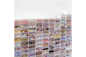 Container for Men's Sneakers, Shoe Organizer, Household Items, Acrylic Cabinet Storage Box, Toy Drawer