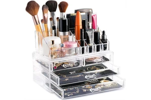 Hot Sale Makeup Organizer Clear Cosmetic Storage Organizer Bathroom Organizers and Storage