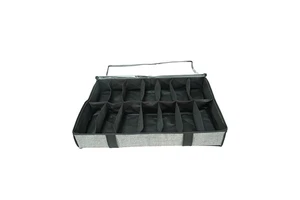 Transparent Packing Shoe Storage Box Under the Bed Grid Storage Box