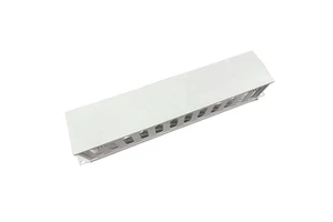 Other Wiring Accessories of 19 Inch Server Rack 13 Finger 1U Grey Metal Network Storage Organizer Cable Management Tray