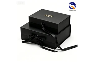 New Arrival Ribbon Close Stackable Magnetic Shoe Storage Box for Luxury Sneaker Collection Organizing