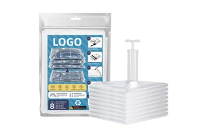 Space Saver Travel Bag and Vacuum Storage Bag for Clothes