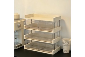 MW23 Item Desktop Miscellaneous Storage Box, Simple Dressing Table, Cosmetic Cabinet, Storage Rack, Household Table Organizer