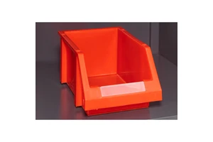 KIROW Small Parts Cabinet Plastic Storage Bins & Boxes Anthracite-Red 2.0m Height 67cm Width