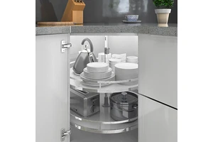 Storking 360 Degree Rotation Magic Corner Kitchen Storage Solution for Cabinets