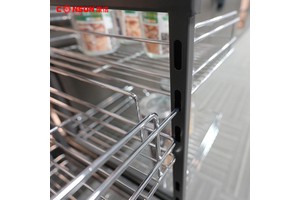Factory Kitchen Cabinet Pull Out Storage Rack Drawer Sliding Basket Cabinet Multi-functional Seasoning Basket