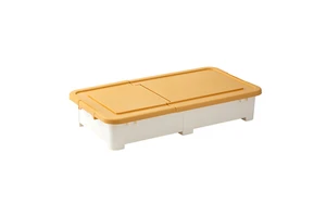 BNBS Model 8095 Underbed Storage Box 30 Liter Plastic Stackable Modern Clothing Organizer