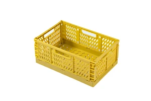 Hot Sale Modern Rectangle Small Collapsible Foldable Plastic Storage Box Custom Logo for Clothing 20-35L Capacity Living Room