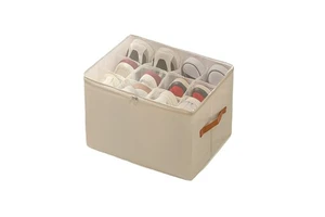 Shoe Box with Lid Large Household Storage Box Foldable Dustproof Waterproof Boot Storage Box Organizer Box for Bedroom