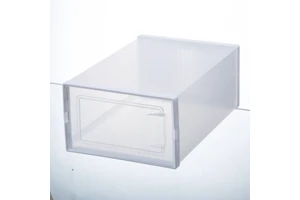DRX SN1006 34*24*14.5 cm Custom Folding Plastic Storage Shoes Organizador De Zapatos Display Air Jordan Shoe Box