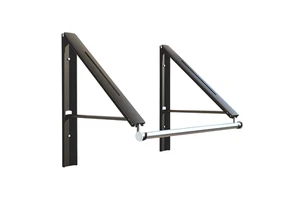 Hot Sale Foldable Aluminum Alloy Clothes Drying Rack Wall Mounted Storage Organizer for Bathroom Kitchen Wardrobe & Living Room