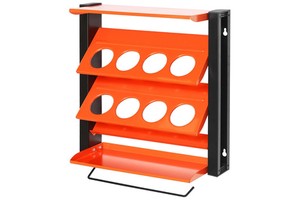 Wall Mount Metal Spray Storage Rack Heavy Duty Bottle Organizer Stand for Garage & Home