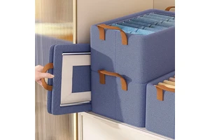 Modern Eco-friendly Factory Home Storage Solutions Closet Convertible Detachable Fabric Folding Clothes Storage Bag Box