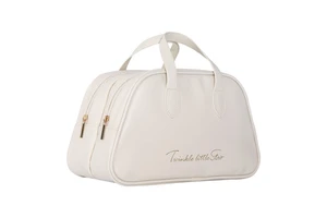 Galaxy Portable Luxury Women's Makeup Bag Fashion PU Cosmetic Travel Pouch Kits Zipper Closure Waterproof 30L Soft Handle