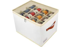 Foldable Shoe Organizer Storage Boxes Shoe Rack Space Saving Shoe Cloth Organizer for Wardrobe