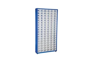 MIYAGO MYG-439 Modern Detachable Plastic Revolving Drawer Cabinet 108 Storage Drawers Cart High Precision Dimensions Turkey