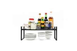 Kitchen Saving Space Wire Rack Cabinet Organization Storage Pot Rack Organizers