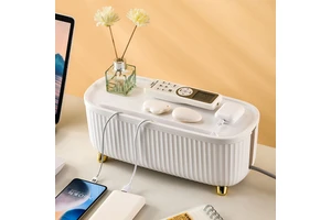 Multifunctional Plastic Cable Organizer Wire Organizer Frame Storage Box Power Socket Rack Integrated Wire Cable Storage Box