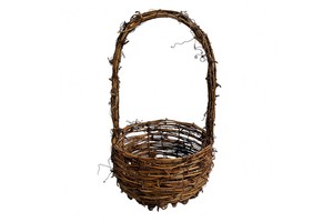 New Arrival Handmade Rattan Wicker Woven Flower Bread Fruit Basket Storage Basket with Handle for Wedding Picnic Festival Home