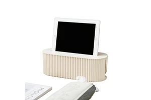 MONR PP Rectangle Europe Plastic Cable Management Storage Box Power Strips Organizer and Hider with Lid Phone Pad Holder