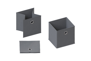 Foldable Polypropylene Non Woven Wardrobe Boxes Closet Jean Clothes Toys Organizer Without Lid Storage Box